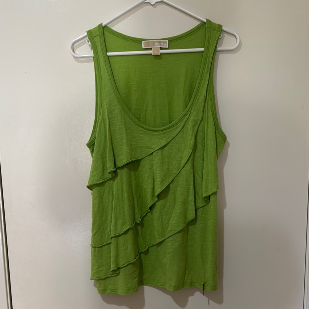 Michael Kors Green Tank Top